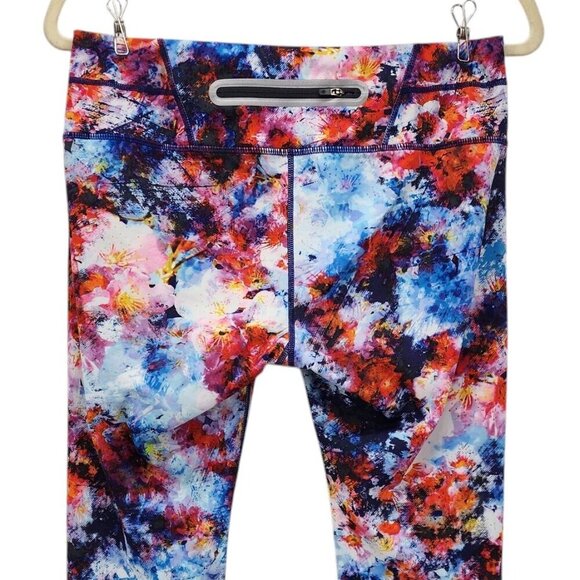 Athleta Hypersonic Sonar Ember Crop Leggings Womens Medium - Picture 4 of 8